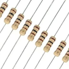 مجموعة مكونة من 1000 قطعة مكونة من 100 مقاومة قيمة، 1 أوم - 10 متر أوم 1/2 وات 5% مجموعة متنوعة من مقاومات فيلم الكربون، مجموعة متنوعة من مقاومات أوم لمشاريع الإلكترونيات التي تصنعها بنفسك in Kuwait