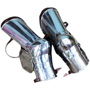 درع الساق القتالية، وأرجل اللوحة، والقطع مع زي الهالوين لحارس الساق في العصور الوسطى من بولينز in Kuwait