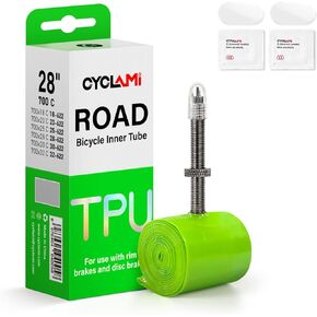 1/4-Pack أنابيب داخلية من مادة TPU 700x18-32c 700c أنابيب داخلية مع صمام أساسي قابل للإزالة خفيف 38 جرام 45/60/80 مللي متر صمام بريستا معدني in Kuwait