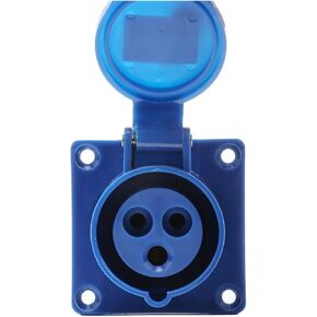 ZQ-313 aviation socket 3 holes 16A3X16A waterproof IP44 concealed three-phase four-wire socket(3 core 16A 313 solid) in Kuwait