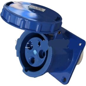 Industrial waterproof concealed straight socket 125A/3 holes SF-343 in Kuwait