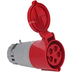 Industrial socket IP44 industrial waterproof connector AP-225 outdoor connector AP-225 Red 32A 5P 6h in Kuwait