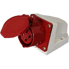 Industrial waterproof exposed socket 16A/380V/IP44/3P+E SF-114 in Kuwait