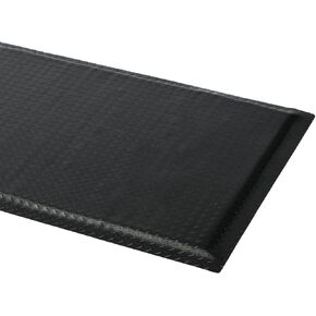 حصير مضاد للتعب مقاس 3 × 6 أقدام صناعي بسمك 15/16 بوصة إسفنجة ناعمة سميكة مريحة لوحة ماسية متينة شديدة التحمل للوقوف غير قابلة للانزلاق سجادة أرضية من الدرجة الصناعية لآلام الساق والظهر (أسود) in Kuwait