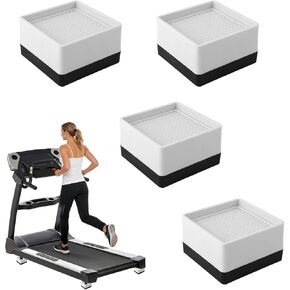 Penitue 4pcs Heavy Duty Treadmill Incline Riser Blocks, Stackable Incline Risers Non-Slip Adjustable Ramp for Gym Home Leveling & Uphill Workout Treadmill Accessories in Kuwait