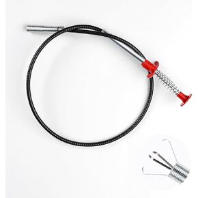 ثعبان الصرف، أداة التقاط بمخلب مرن للالتقاط، ملاقط طويلة لتصريف الحوض، مع 4 مخالب قابلة للانحناء، أداة مساعدة للوصول إلى خرطوم قابل للانحناء، تنظيف الشعر وغيرها من السدادات للمرحاض والحوض المنزلي in Kuwait