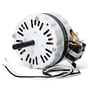 Criditpid 35407 Attic Fan Motor Replacement for F0812B3146, F0816B4732, F0816B4732A, DREPSC-127/20-4P1SP 5" Motor, Air Vent Motor Include 1 pcs Capacitor 8μF/250V. in Kuwait
