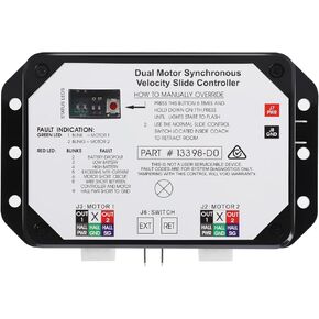 New Upgraded 13398-DO Dual Synchronous Velocity Slide Controller, Compatible with Lippert in-Wall Slide-Out on RV,Replacement for V-Sync II, Match 211852 Component,Replaced the 13398-C2 in Kuwait