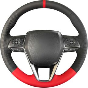 MEWANT Steering Wheel Cover for Toyota RAV4 2019-2024/Camry 2018-2024/Corolla 2020-2024/Avalon 2019-2022 Hand-Stitched Steering Wheel Wrap in Kuwait