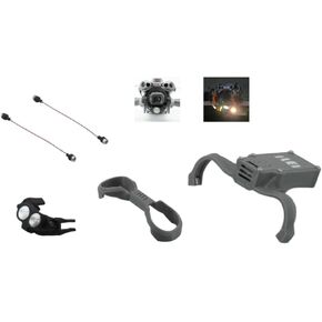 ضوء الطيران الليلي Mini 5 لـ DJI Mini 5، تصميم Gimbal-Follow - نقاط الضوء حيث تنظر، إصدار LED مزدوج 700-1000LM، رؤية ليلية محسنة (تحكم عن بعد ويدوي) in Kuwait