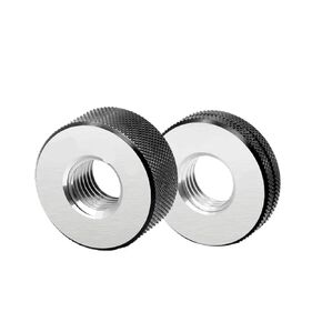 1 Set (1 Pass Gauge + Stop Gauge) 6h Precision Standard Metric fine Tooth Thread Ring M8-M21 Measuring Tool(M17-6h T Z,X 1.5) in Kuwait