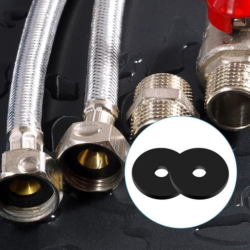 25 قطعة من غسالات المطاط للبراغي، مطاط مقاوم للتآكل شديد التحمل، 1 Od × 1/4 ID × 1/8 سمك، مجموعة غسالة مسطحة للفواصل وقمع الاهتزاز in Kuwait