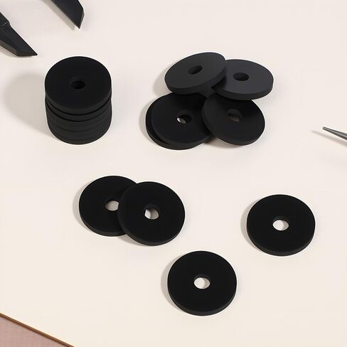 25 قطعة من غسالات المطاط للبراغي، مطاط مقاوم للتآكل شديد التحمل، 1 Od × 1/4 ID × 1/8 سمك، مجموعة غسالة مسطحة للفواصل وقمع الاهتزاز in Kuwait