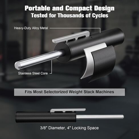 Upgraded Metal Drop Set Pins Gym - Quick Release Weight Stack Pins for Gym Strength Training Equipment Accessories, Easy Transition to Lower Weights for More Reps (5/16" & 3/8" Diameter) in Saudi Arabia