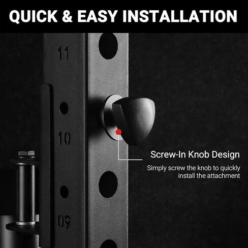 LIONSCOOL Power Rack Landmine Attachments, Ultra-Durable T-Bar Row Attachments with Wide Compatibility for Full-Body Workout in Home Gym in Kuwait