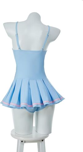 haikyuu Women Bunny One Piece Swimsuit Kawaii Cute Bathing Suit Ruffle Tummy Control Halter in Saudi Arabia