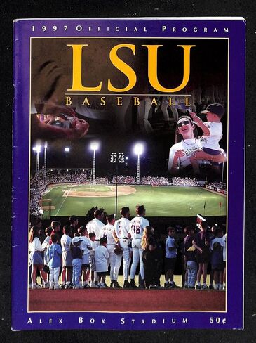 1997 LSU Tigers Baseball Program Alex Box Stadium 85609b21 - College Programs in Saudi Arabia