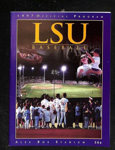 1997 برنامج البيسبول LSU Tigers غير المسجل في ملعب Alex Box 85596b49 - برامج الكلية in Saudi Arabia