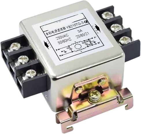 YB210TG-3A/6A/10A/20A/30A قسم واحد السكك الحديدية نوع محطة مرحلة واحدة التيار المتناوب مرشح الطاقة 220 فولت مضاد للتدخل (YB210TG-20A) in Saudi Arabia