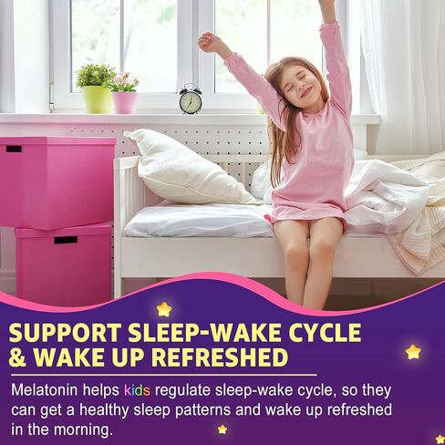 LILICARE Kids Sleep Gummies، علكات الكالسيوم للأطفال + D3، مساعد النوم، علكات أشواغاندا للأطفال، فوسفاتيديل سيرين، إل-ثيانين لتركيز الدماغ، الاسترخاء، مكمل Sweet Dream السحري للأطفال الآباء، عبوتان in Saudi Arabia