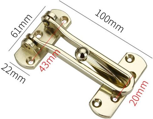 قفل السلسلة Hebilla antirrobo para cerradura de puerta، cerrojo de seguridad para Hotel in Kuwait