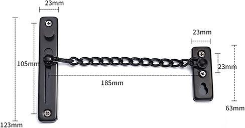 قفل سلسلة قفل الباب من الفولاذ المقاوم للصدأ، سلسلة مقاومة للسرقة، حماية السلامة، قفل أمان، أداة تحديد السلامة، أجهزة الباب المنزلية in Kuwait