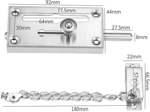 سلسلة أمان باب الفندق بقفل السلسلة، قفل الباب، القفل المتعدد، الأجهزة in Kuwait