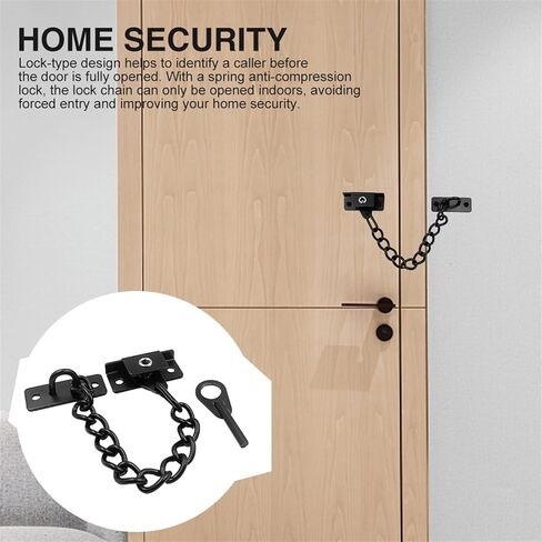 Chain Lock Stainless Steel Home Security Heavy Duty Door Chain Lock Drill in Saudi Arabia