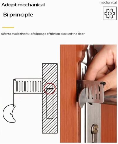 قفل سلسلة قفل الباب المحمول السفر فندق مكافحة سرقة قفل الباب سلسلة المنزل قفل قفل مضاد للسرقة in Kuwait