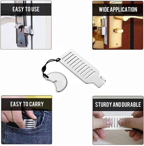 Chain Lock Portable Steel Door Lock Anti-Theft Door Anti-Theft Lock Stopper Chain Buckle in Saudi Arabia