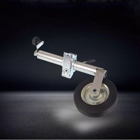 Boat Trailer Jack with Wheel - Lift Bolt-On Swivel Tang Jack, Heavy-Duty Bolt-On Swivel Jack, 150Kg Automatic Support Wheel, with 20Cm Wheel, for Yachts, Boats,6in wheel/1200lbs in Saudi Arabia