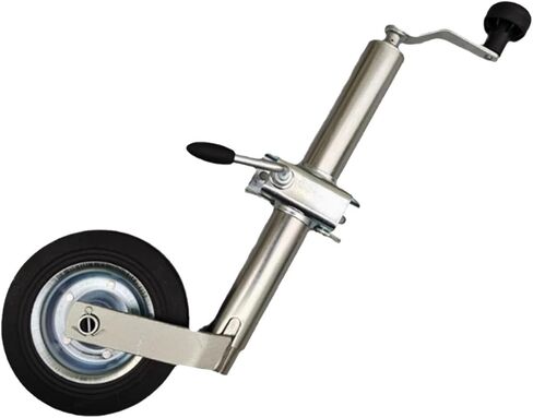 Boat Trailer Jack with Wheel - Lift Bolt-On Swivel Tang Jack, Heavy-Duty Bolt-On Swivel Jack, 150Kg Automatic Support Wheel, with 20Cm Wheel, for Yachts, Boats,6in wheel/1200lbs in Saudi Arabia