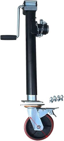 Bolt-On Swivel Tongue Jack - Beach Boat Trailer Jack, Lift Swivel Trailer Jack, Heavy Duty Trailer Jockey Wheel, 25.4 and 38Cm Lift, 2000Kg Jack Legs for Traile in Saudi Arabia