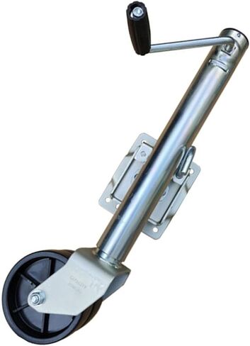 Heavy Duty Marine Swivel Trailer Jack - Lift Swivel Trailer Jack,Folding Trailer Jack, 15Cm Trailer Wheels, Capacity of 675 Kg, Adjustable Telescopic of 25.4 C,6in dule wheel/1500lb in Saudi Arabia