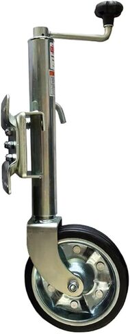 Heavy-Duty Bolt-On Swivel Jack - Trailer Jack Wheel,20Cm Steel Trailer Jack Leg Guide Wheels, 680Kg Capacity, 29Cm Lift, Rocking Guide Wheel Jack Support Trail,1500lbs/680kg in Saudi Arabia
