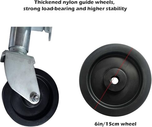 Heavy Duty Marine Swivel Trailer Jack - Heavy Duty Marine Swivel Trailer Jack, Bolt-On Trailer Support Wheel, 15Cm Trailer Wheels, Vertical Load 540Kg, Lifting in Saudi Arabia