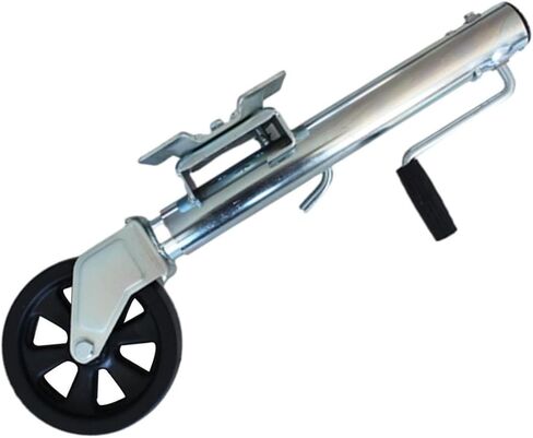 Heavy-Duty Bolt-On Swivel Jack - Boat Trailer Jack with Wheel, 8In Swivel Trailer Wheels, Foldable and Extendable Swivel Stand, 680 Kg, Boat Trailer Jack, Lift in Saudi Arabia