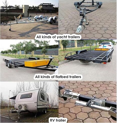 Heavy-Duty Bolt-On Swivel Jack - Beach Wheel Trailer Jack, Beach Trailer Wheels, 34 Cm Trailer Support Wheel, Lift Swivel Trailer Jack, 900Kg, 29Cm Vertical Lo in Saudi Arabia