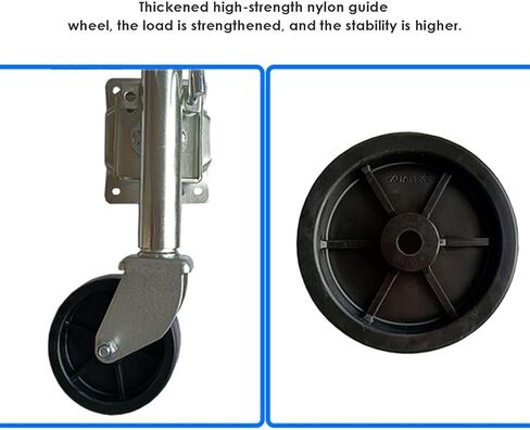 Lift Swivel Trailer Jack - Trailer Wheel Jockey Wheel, Boat Trailer Jack with Wheel, 1200 Lb Steel Jockey Wheel, Heavy Duty Automatic Support Leg Support, for in Saudi Arabia