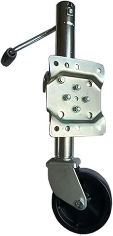 Lift Swivel Trailer Jack - Trailer Wheel Jockey Wheel, Boat Trailer Jack with Wheel, 1200 Lb Steel Jockey Wheel, Heavy Duty Automatic Support Leg Support, for in Saudi Arabia