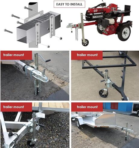 Heavy Duty Marine Swivel Trailer Jack - Beach Boat Trailer Jack, Swivel Trailer Tongue Jack, 8In Trailer Jack Wheel, 1500 Lbs Capacity, 10In Lift, for Boat, Ca in Saudi Arabia