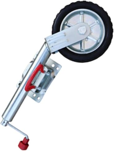 Trailer Jack Wheel - Heavy Duty Marine Swivel Trailer Jack, Support Folding Jockey Wheel, Bolt-On Swivel Tongue Jack, 900Kg Load Capacity, 25Cm Stroke, for Boa in Saudi Arabia