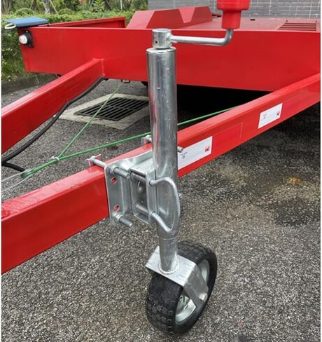 Trailer Jack Wheel - Heavy Duty Marine Swivel Trailer Jack, Support Folding Jockey Wheel, Bolt-On Swivel Tongue Jack, 900Kg Load Capacity, 25Cm Stroke, for Boa in Saudi Arabia