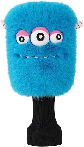 Big Teeth Monsters Family Golf Head Covers Driver Headcover, Soft Fur Flush Golf Club Headcover for Fairway Wood Hybrid Animal Headcovers Covers, Funny Putter Cover for Men and Women Golfer in Saudi Arabia