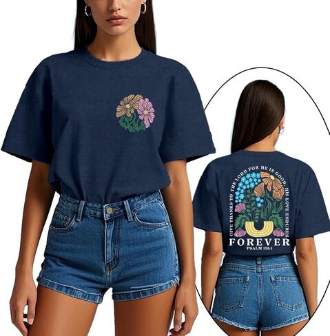 Christian Shirts for Women Love Like Jesus T-Shirt Faith Religious Tee Tops in Saudi Arabia