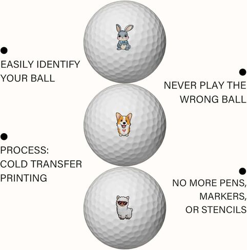 PLIGREAT Cartoon Animal Golf Ball Markers 128 Pcs Golf Ball Marking Stickers for Identify Golfs Balls 8 Sheets Golfing Balls Customise Markers Golfer Gift Golfing Accessories in Saudi Arabia