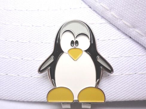 Penguin Golf Ball Marker Fits on Hat Clip - Magnetic Alignment Maker for Golfers - Fun Cartoon Penguin Design Durable and Lightweight - Perfect Golf Gift for Men and Women in Saudi Arabia