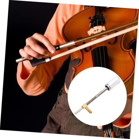 Ergonomic Design Violin Bow Frog Screw Easy Install for Violin Bow Maintenance in Saudi Arabia