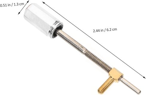 Ergonomic Design Violin Bow Frog Screw Easy Install for Violin Bow Maintenance in Saudi Arabia