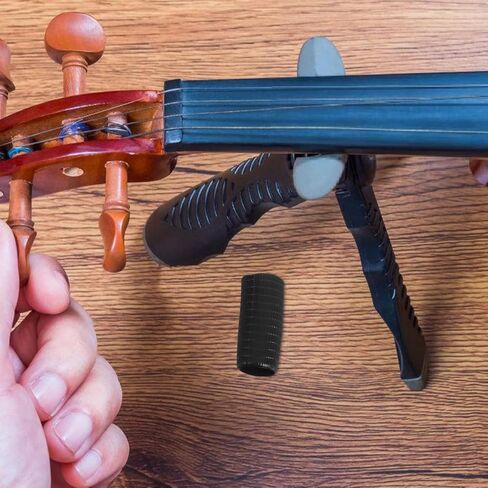 SUPVOX Violin Bow Accessories: 4Pcs Rubber Grip for Violin Bow -Comfortable Thumb Leather for Posture Correction in Saudi Arabia